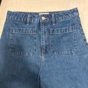 rolla’s size 27 wide leg sailor jeans